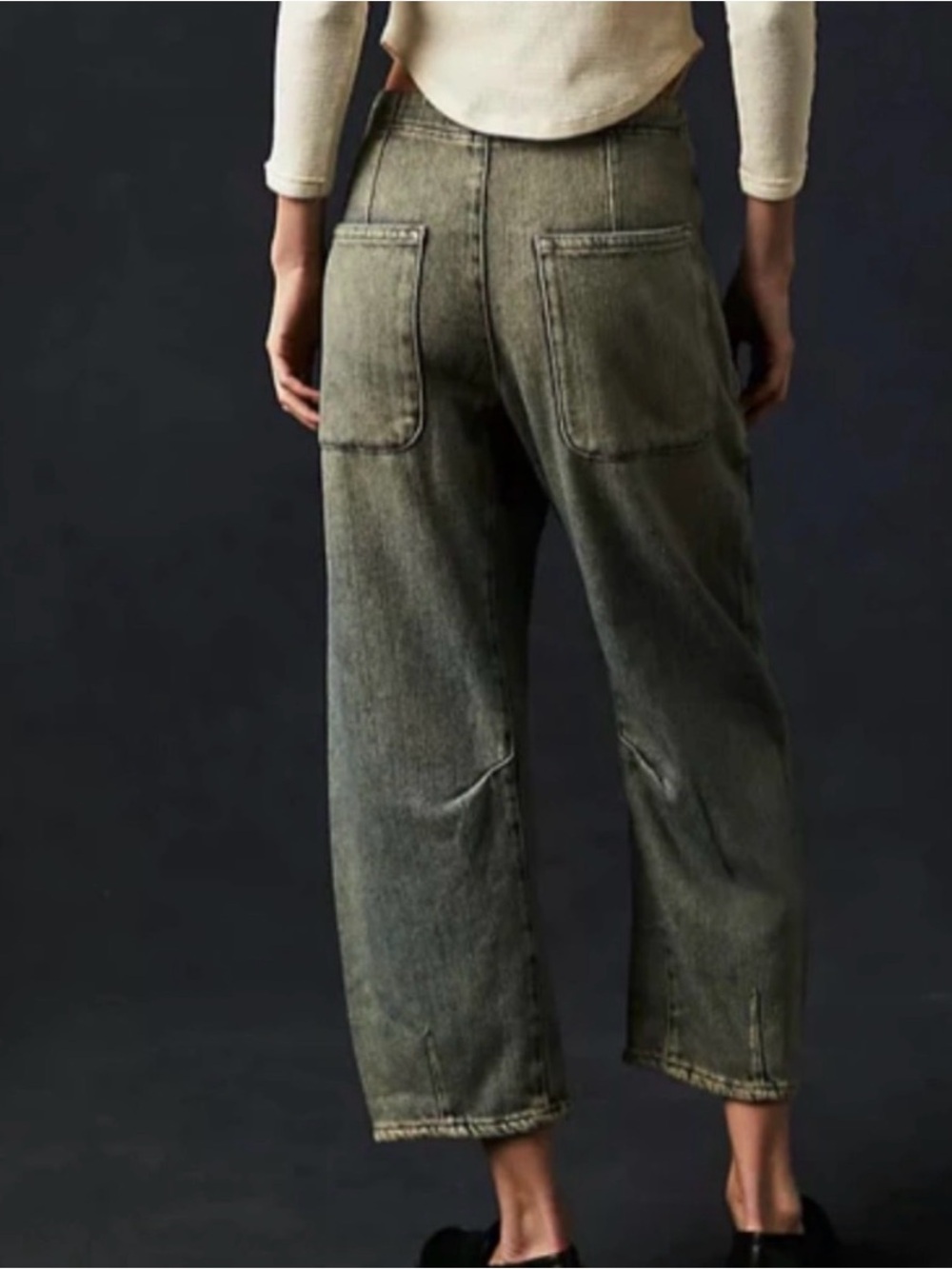 We The Free Osaka Barrel Jean Spearmint - Picture 2 of 6